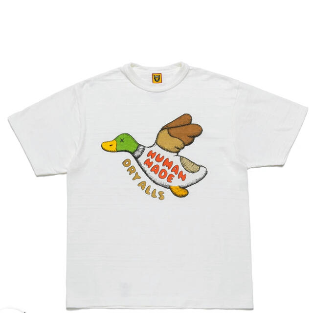 メンズヒューマンメイド HUMAN MADE カウズ KAWS Tシャツ 白 XL