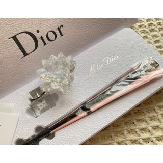 ディオール(Dior)のDIOR 扇子　香水(ノベルティグッズ)