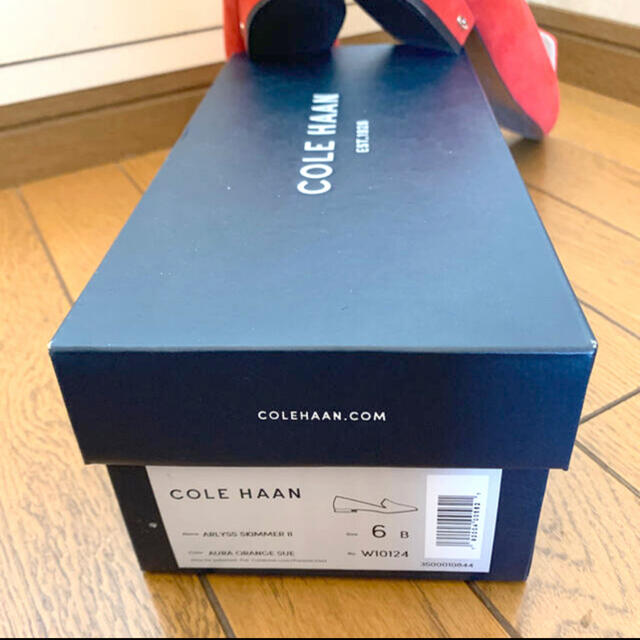 Cole Haan(コールハーン)の専用 美品 コールハーン レザーパンプス 朱色 ヒール レディースの靴/シューズ(ハイヒール/パンプス)の商品写真