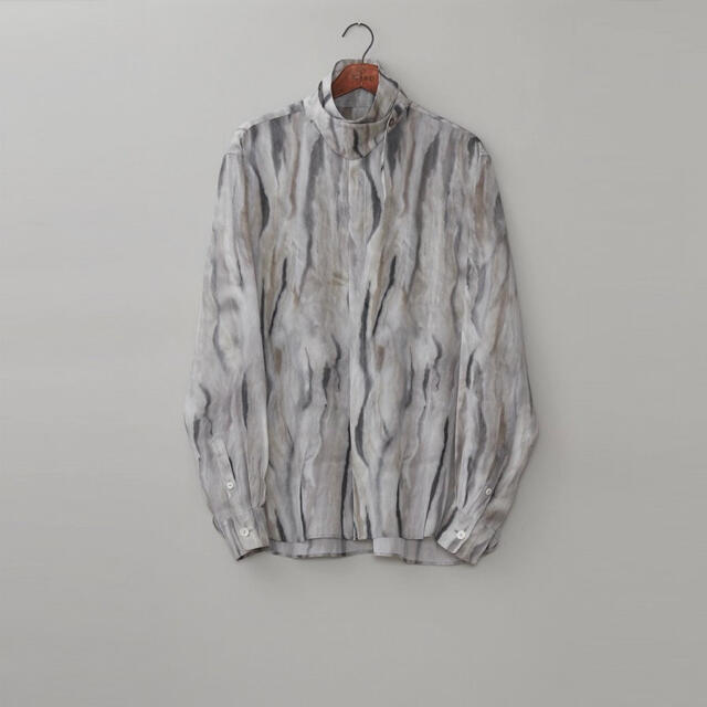 MASU FUR PRINT SILK SHIRTS