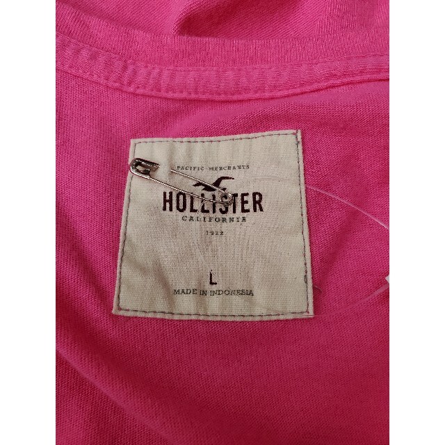 Hollister(ホリスター)のHollister Tシャツ ピンク レディースのトップス(Tシャツ(半袖/袖なし))の商品写真