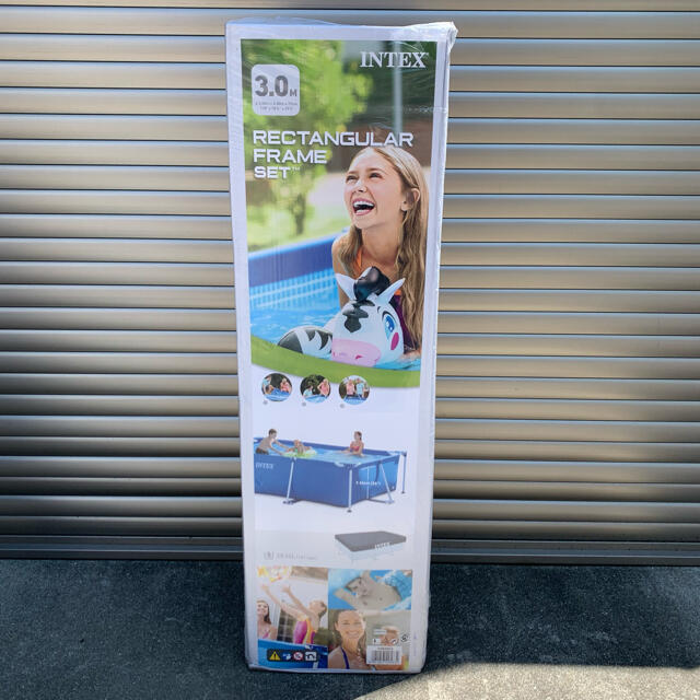 新品未使用未開封 INTEX インテックスフレームプール 3m×2m×75cm-