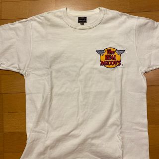 ザリアルマッコイズ(THE REAL McCOY'S)のリアルマッコイズxライトニング　コラボTシャツ　希少！サイズ40(Tシャツ/カットソー(半袖/袖なし))