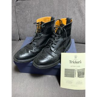 トリッカーズ(Trickers)の【美品】TRICKERS M2508 MALTON BLACK 26.5㎝(ブーツ)