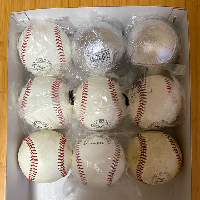 MIZUNO(ミズノ)の硬式野球ボール9球 スポーツ/アウトドアの野球(ボール)の商品写真