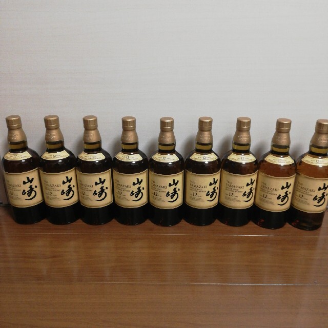 全国宅配無料 サントリー - サントリー 山崎 12年 700ml 9本セット