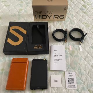 HiBy Music NEW HiBy R6 純正レザーケース ブラウン