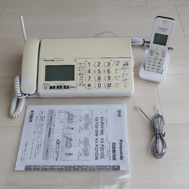 FAX機 おたっくす ホワイト KX-PZ210DL-W