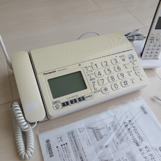 FAX機 おたっくす ホワイト KX-PZ210DL-W