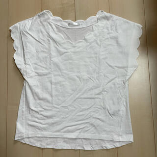 イッツデモ(ITS'DEMO)のTシャツ　白　レディース　(Tシャツ(半袖/袖なし))