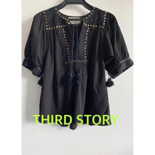 エストネーション(ESTNATION)の【値下げ】THIRD STORY 刺繍ブラウス(シャツ/ブラウス(半袖/袖なし))