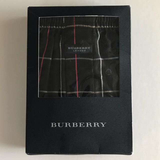BURBERRY(バーバリー)の【正規品】BURBERRY バーバリー トランクス Lサイズ ブラック メンズのアンダーウェア(トランクス)の商品写真