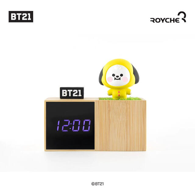 BT21 BTS公式　CHIMMY LED 置き時計