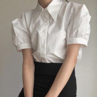 papermoon puff shirt blouse (シャツ/ブラウス(半袖/袖なし))