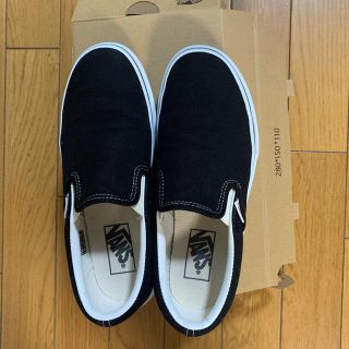 ヴァンズ(VANS)のvans スリッポン　ブラック(スニーカー)