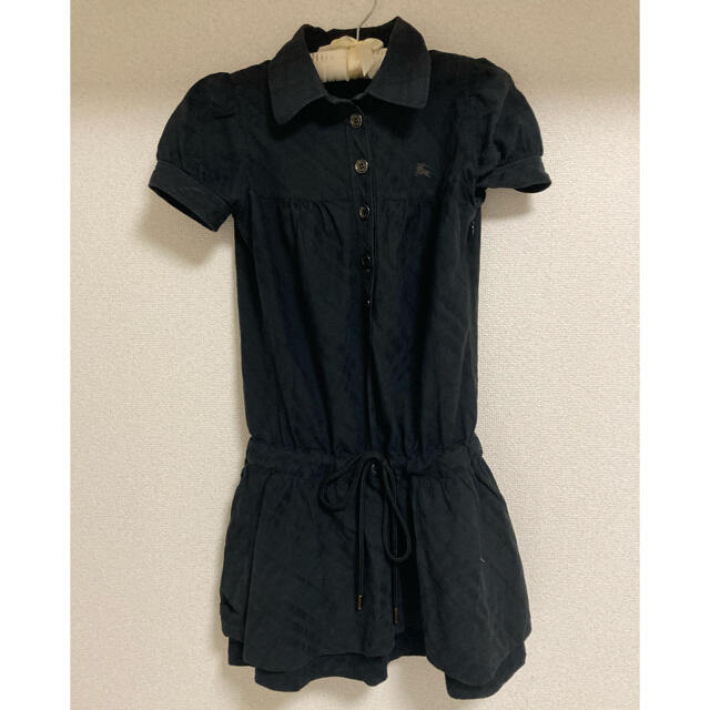 BURBERRY BLUE LABEL(バーバリーブルーレーベル)のBURBERRY-  minionepiece  黒 レディースのワンピース(ミニワンピース)の商品写真