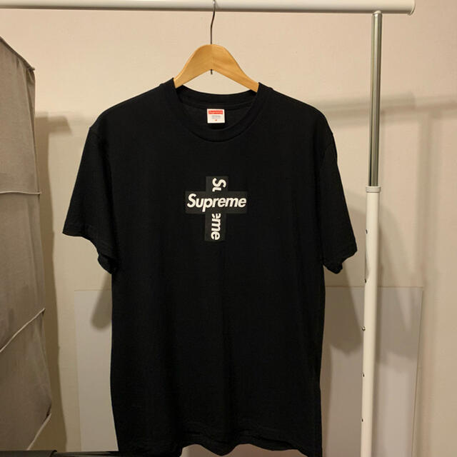 【最終値下げ】supremeシュプリーム  クロスボックスロゴ  Tシャツ  L