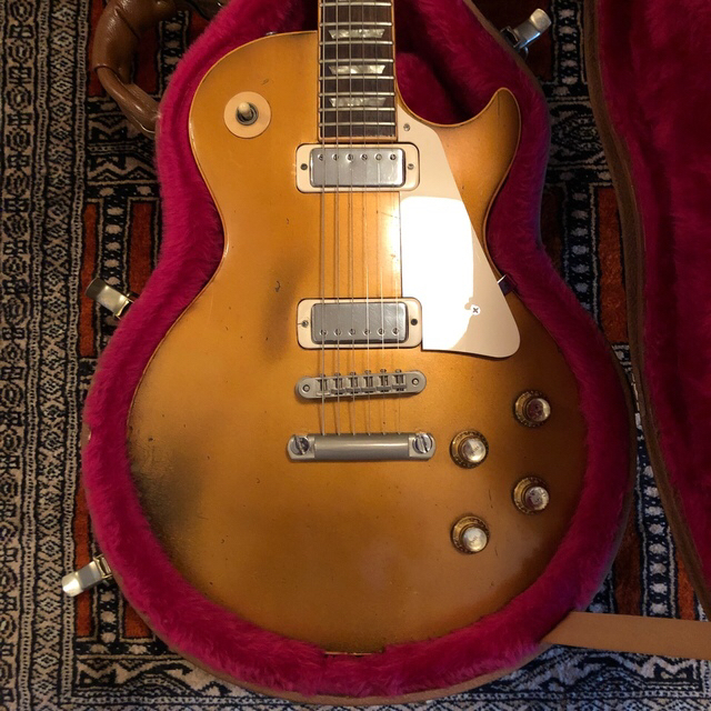 Gibson 1975 Les Paul Deluxe Gold Topギター