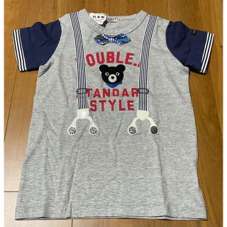 【未使用】DOUBLE.B 長袖Tシャツ  ネクタイ&サスペンダー柄♡