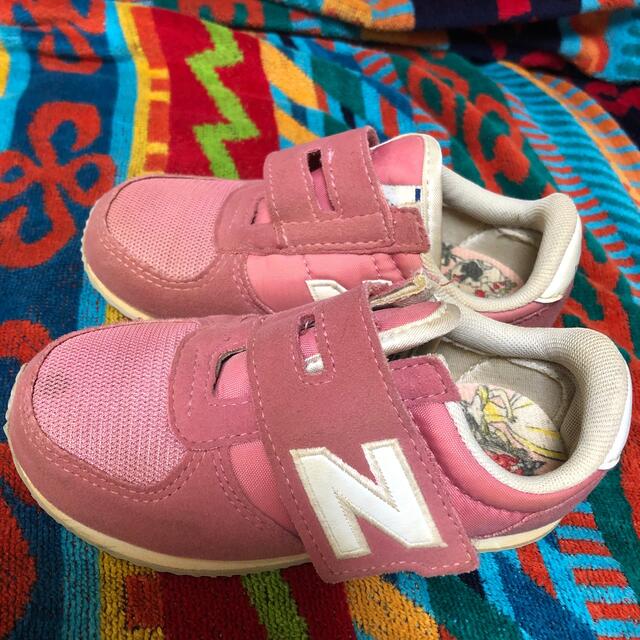 New Balance(ニューバランス)のニューバランス　new balance キッズ　kids 16センチ　ピンク キッズ/ベビー/マタニティのキッズ靴/シューズ(15cm~)(スニーカー)の商品写真