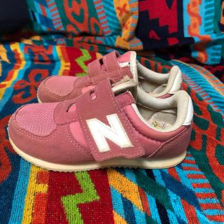 ニューバランス(New Balance)のニューバランス　new balance キッズ　kids 16センチ　ピンク(スニーカー)