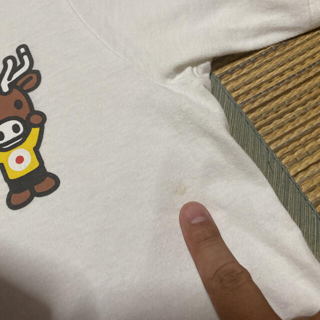 A BATHING APE(アベイシングエイプ)のAPE BAPE KAWS HUNT BABY MILO tシャツ s 白 メンズのトップス(Tシャツ/カットソー(半袖/袖なし))の商品写真