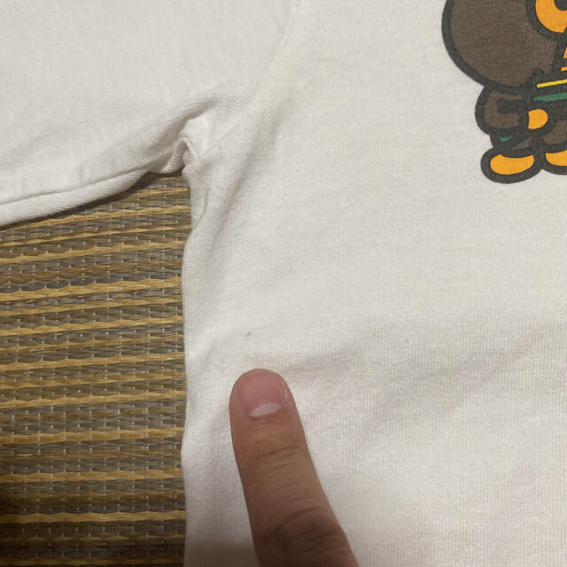 A BATHING APE(アベイシングエイプ)のAPE BAPE KAWS HUNT BABY MILO tシャツ s 白 メンズのトップス(Tシャツ/カットソー(半袖/袖なし))の商品写真