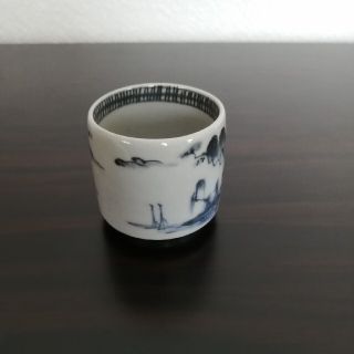 №29 古伊万里 染付山水紋 のぞき猪口 美品の通販 by Hikosima|ラクマ
