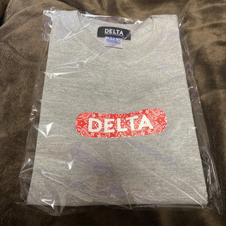 デルタ(DELTA)のLIMITED OFFER DELTA DECK LOGO T GREY×RED(Tシャツ/カットソー(半袖/袖なし))