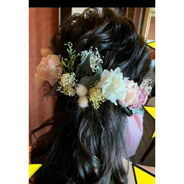 結婚式 髪飾り・リースブーケ/ブートニア・リースセット 2