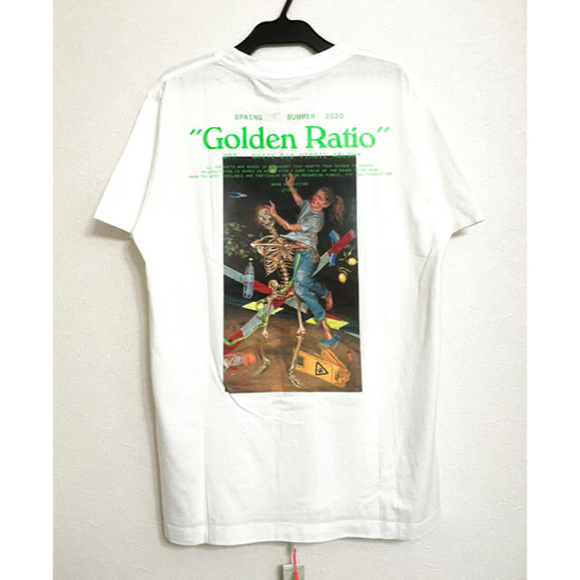 訳あり offwhite オフホワイト 半袖 Tシャツ ホワイト | フリマアプリ ラクマ オンラインストア最安 オフホワイト offwhite 訳あり 半袖 ホワイト Tシャツ Tシャツ/カットソー(半袖/袖なし)