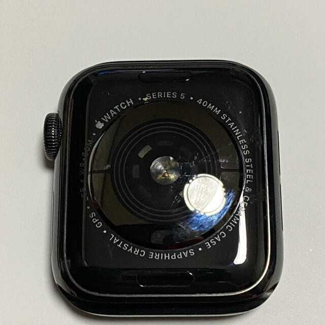 Apple Watch(アップルウォッチ)のApple Watch Series 5 40mm ブラック ステンレススチール メンズの時計(腕時計(デジタル))の商品写真