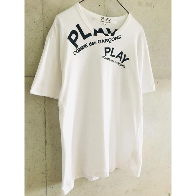 COMME des GARCONS(コムデギャルソン)の【★希少★正規★メンズM！】プレイコムデギャルソン グラフィック ロゴ Tシャツ メンズのトップス(Tシャツ/カットソー(半袖/袖なし))の商品写真