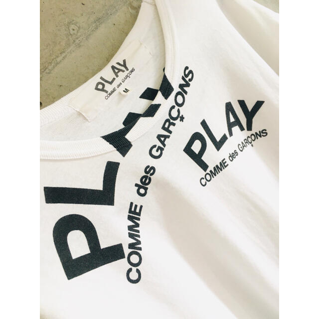 COMME des GARCONS(コムデギャルソン)の【★希少★正規★メンズM！】プレイコムデギャルソン グラフィック ロゴ Tシャツ メンズのトップス(Tシャツ/カットソー(半袖/袖なし))の商品写真