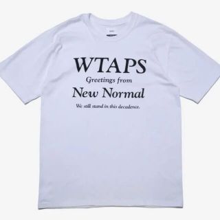 ダブルタップス(W)taps)のwtaps new normal 白 Ｔシャツ L(Tシャツ/カットソー(半袖/袖なし))