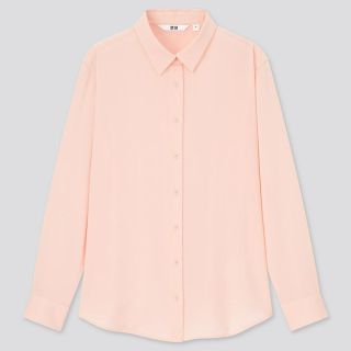 ユニクロ(UNIQLO)の最終値下げ中❗️UNIQLO レーヨンブラウス（長袖）(シャツ/ブラウス(長袖/七分))