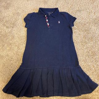 ポロラルフローレン(POLO RALPH LAUREN)の再値下げ！ラルフローレン　ガールズポロワンピース　8/10T 130/140cm(ワンピース)