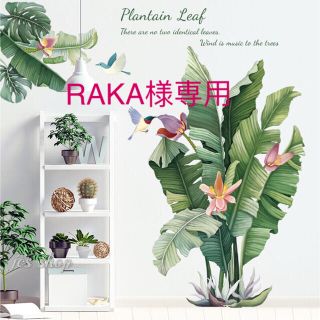 ウォールステッカー植物 ボタニカル 花 小鳥 インテリアアート LY9(その他)