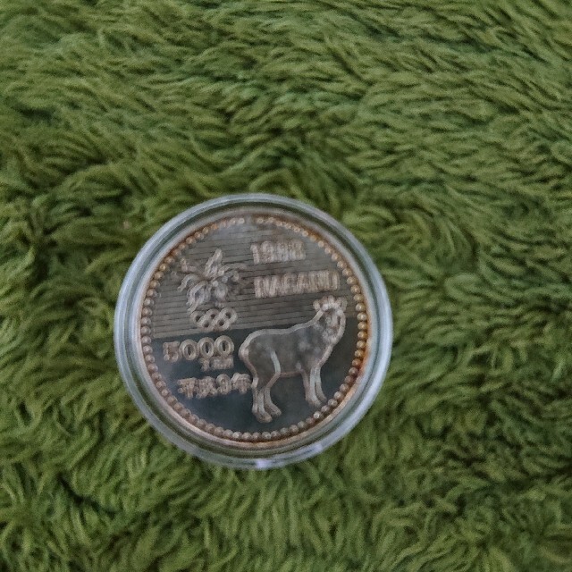 硬貨長野 オリンピック 記念銀貨 5000円