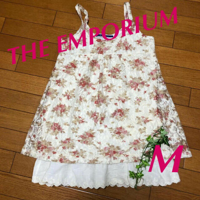 THE EMPORIUM(ジエンポリアム)の☆THE EMPORIUM❣️花柄レースワンピース　チュニック レディースのワンピース(ミニワンピース)の商品写真