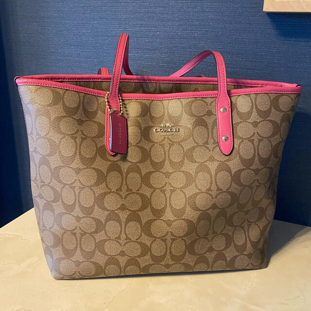 COACH - 【美品】コーチ トートバッグ/ピンクの通販 by ♡|コーチなら