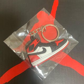 ナイキ(NIKE)のエアジョーダン1 airjordan1 ツマ黒 シカゴ ブラックトゥ(キーホルダー)