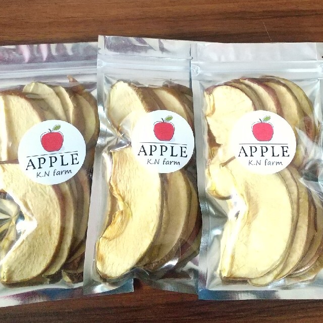 乾燥林檎りんごリンゴ♪ ドライフルーツ　無添加無着色　60g 食品/飲料/酒の食品(フルーツ)の商品写真