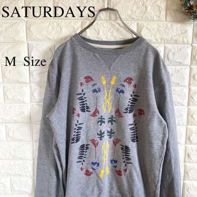 SATURDAY SURF NYC 長袖 スウェット M グレー