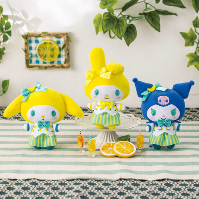 マイメロディ(マイメロディ)のサンリオ　マイメロディー　レモネード　ぬいぐるみ　🍋　❣️ エンタメ/ホビーのおもちゃ/ぬいぐるみ(ぬいぐるみ)の商品写真