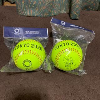 アシックス(asics)の東京オリンピック記念ソフトボール　２個セット(ボール)