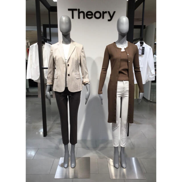 Theory 20ss リブロングカーディガン