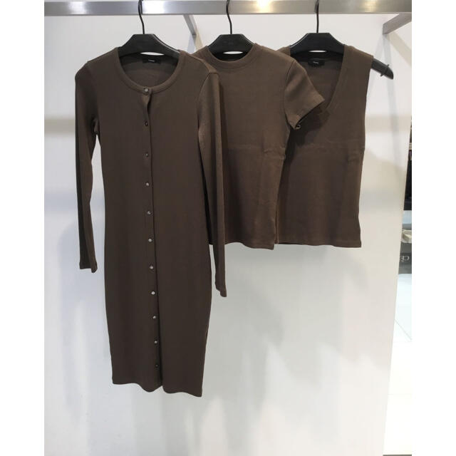 Theory - theory 20SS ウォッシャブル リブロングカーディガン Theory - theory 20SS ウォッシャブル リブロングカーディガン