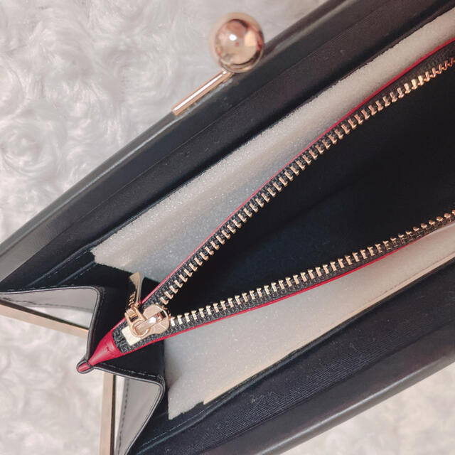 Paul Smith(ポールスミス)の週末限定値下げ ポールスミス PSレターズ がま口長財布 ゴールド黒  レディースのファッション小物(財布)の商品写真