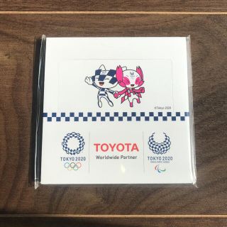 トヨタ(トヨタ)の東京オリンピック メモ帳 TOYOTA トヨタ 新品未使用未開封(ノベルティグッズ)